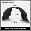 G-PLUS Front Right Fender Liner Inner, Compatible with Ford Escape 2015-2019, Passenger Side, FO1249161, CJ5Z16102B