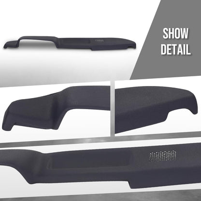 G-PLUS TPE Dash Cover DashBoard Compatible with Toyota Pickup 1979 1980 1981 1982 1983 Without Side Window Defrost Only Dark Blue