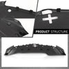 G-PLUS Radiator Support Cover Compatible with Cadillac XTS 2013-2017,Not Fit For Twin Turbo Model 64929DJ, GM1224122, 23205335 Black