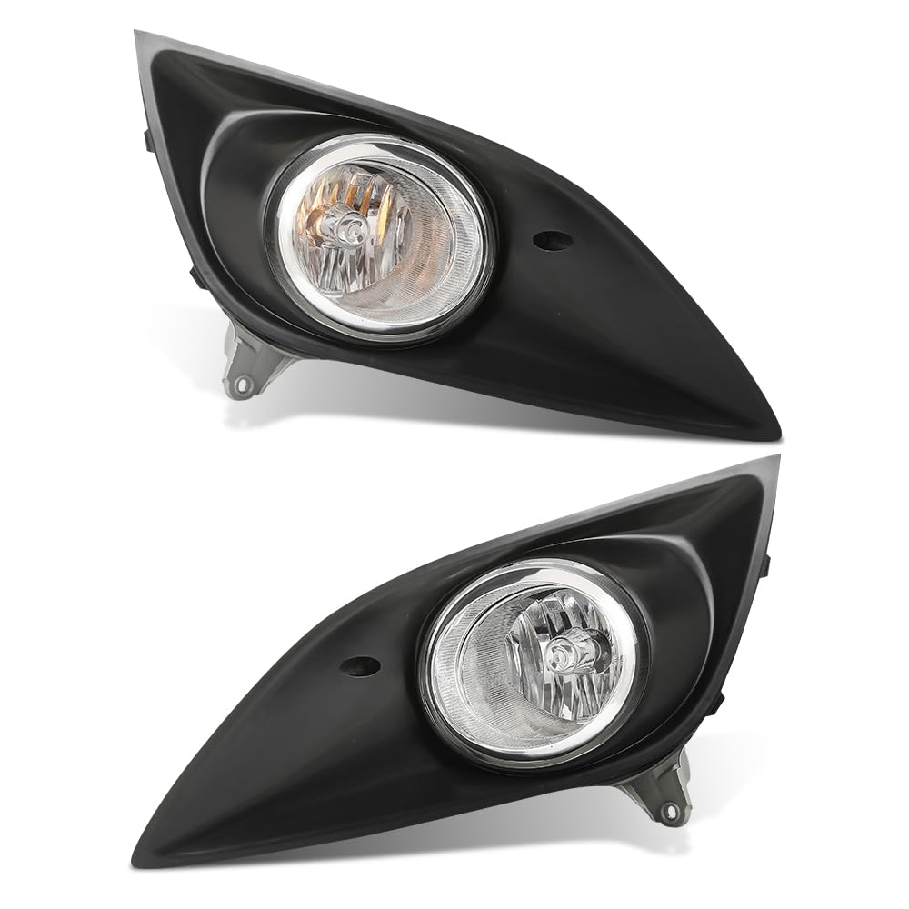 G-PLUS Pair Fog Lights Lamps Assembly, Compatible with Hyundai Veloster Turbo 2013-2016, LH Driver & RH Right Side 2PCS, 865232V500, 865242V500