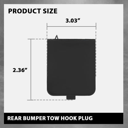 G-PLUS Rear Bumper Tow Hook Plug Cover Compatible with Jeep Cherokee 2019-2023 68306584AA