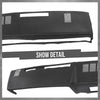 G-PLUS TPE Dashboard Dash Cover Compatible with Chevy GMC Full Size Pickup 1981-1987, Fit Chevy GMC SUV 1981-1991 Black