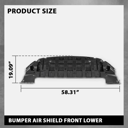 G-PLUS Front Lower Engine Splash Shield Bumper Air Shield, Compatible with Ford Escape 2017-2019, Engine Splash Shield, FO1228143, GJ5Z8310AA