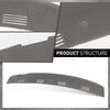 G-PLUS TPE Cover for Defrost Dash Panel Gray Compatible with 2002 2003 2004 2005 Dodge Ram 1500/2003-2005 Dodge Ram 2500 3500