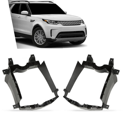 G-PLUS Black Pair Radiator Core Support Rear Deflector Left Right Compatible with Land Rover Range Rover 2013-2022,Fit Land Rover Range Rover Sport 2014-2022,Fit Land Rover Discovery 5 2017-2023