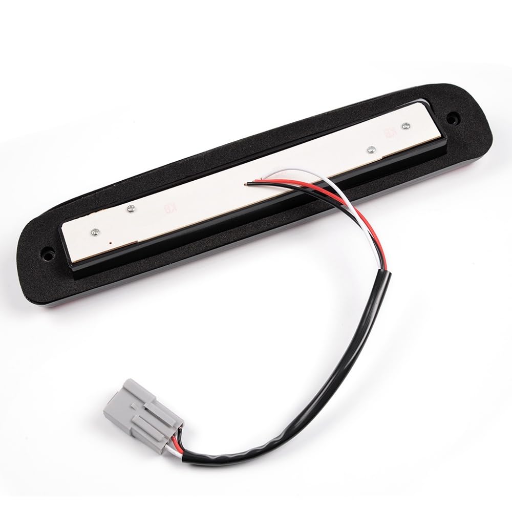 G-PLUS LED Third Brake Light Compatible with Ford F250 F350 F450 F550 Super Duty 1999-2016, Rear High Mount Cargo Lamp, Red Lens Chrome Housing