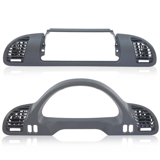 G-PLUS Dash Panel Bezel with A/C Nozzle RH Passenger Side & RH Driver Side Compatible with 2002-2006 Dodge Sprinter Dash Cover 05104261AA, 5104261AA 5104262AA