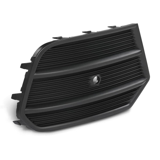 G-PLUS Front Right Bumper Face Bar Grille, Compatible with Audi Q3 Premium 2017 2018/ Prestige 2016-2017/ Q3 Quattro Premium 2016-2018, Passenger Side Exterior Outside Fog Light Cover