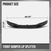 G-PLUS Front Bumper Lip Splitter Spoiler Fit BMW 3 Series 4 Door Sedan and 5 Door Wagon 2012-2018, Not Fit Model with Regular Non-M Sport Bumper Bumper Performance Front Lip Splitter Black
