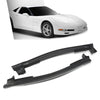 G-PLUS Top Mount Side Weatherstrip Seal Pair Compatible with Chevy Corvette 1997-2004 0313370, 10313371 Black