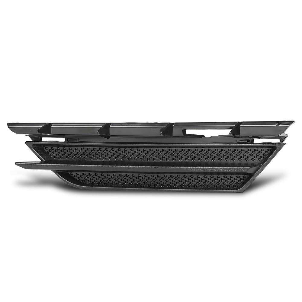 G-PLUS Front Bumper Grille Insert Fog Light Cover Bezel Left Compatible with Lincoln MKC 2015-2019 EJ7Z17E811AA, FO1038172, EJ7Z-17E811-AA Black