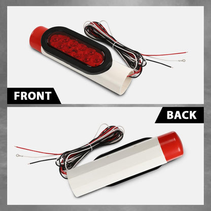 G-PLUS Boat Trailer Guide-on Post Pipe Guide Lights LED Compatible with Standard 2" PVC for Guide ons Post Sealed Submersible Turn Signal Brake Marker Reverse