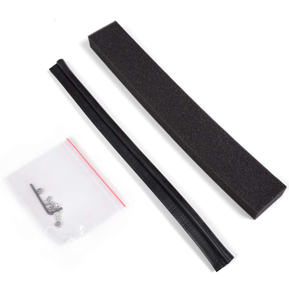 Black Performance Radiator Shroud Cooling Plate Kit Compatible With Subaru WRX STI 2015 2016 2017 2018