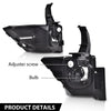 G-PLUS Pair Bumper Fog Lights Compatible with Honda CR-V models only 2005-2006 Driver & Passenger Side Fog Lamps Assemblies Clear Bumper Driving Fog Lights HO2591104