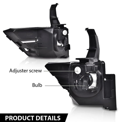 G-PLUS Pair Bumper Fog Lights Compatible with Honda CR-V models only 2005-2006 Driver & Passenger Side Fog Lamps Assemblies Clear Bumper Driving Fog Lights HO2591104