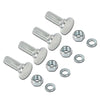 G-PLUS Front Rear Bumper Bolts Stainless Capped Round Head Compatible with Many Ford Cars and Trucks