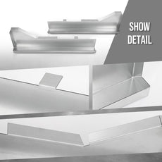 G-PLUS Rocker Panel Support Braces for Chevy Camaro Pontiac Firebird 1967-1969 Silver Product Details