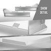 G-PLUS Inner Rocker Panel Support Braces Compatible with Chevy Camaro Pontiac Firebird 1967-1969 Silver