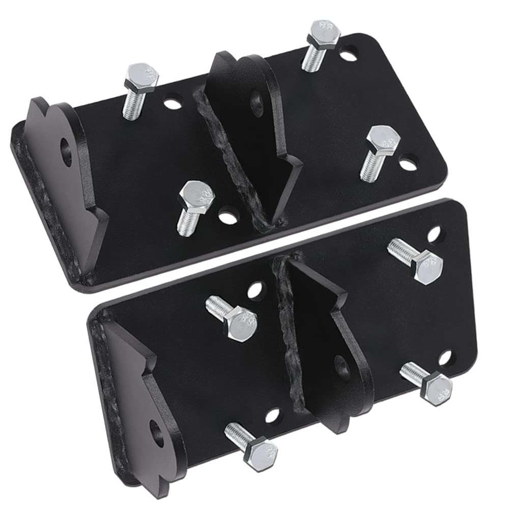 G-PLUS Engine Swap Adapter Plate Engine Mount Left Right Bracket Compatible with Chevy LS LSX 73-98 EW-C164