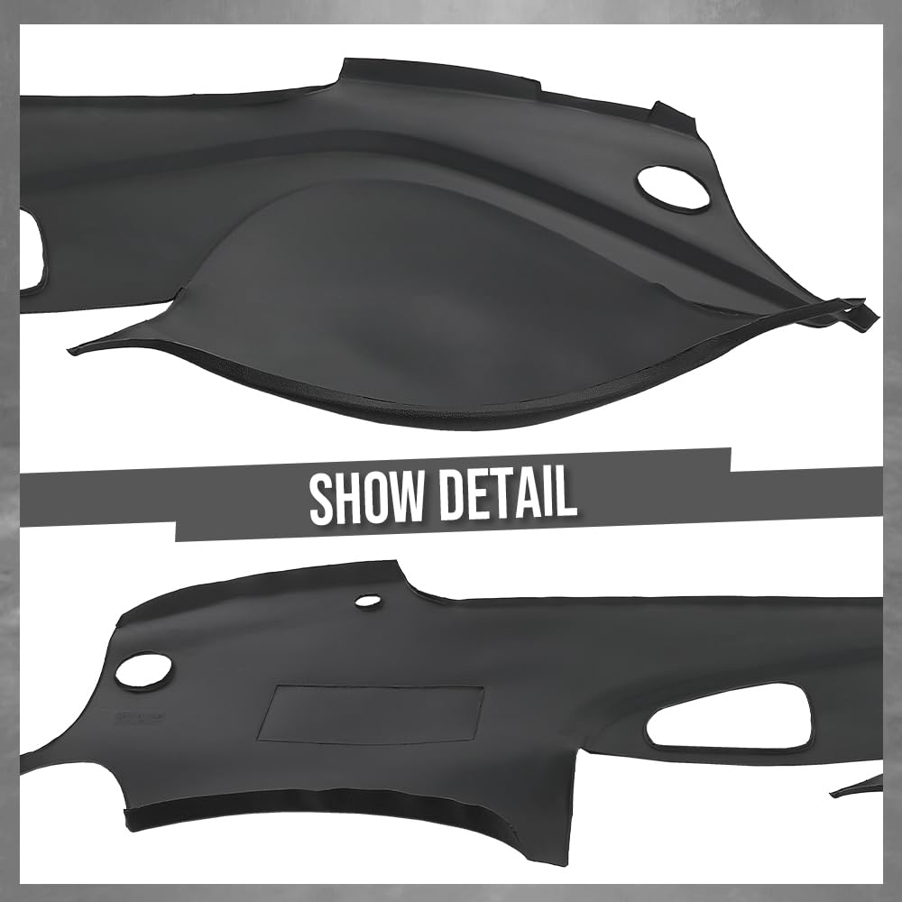 G-PLUS TPE Molded Dashboard Dash Cover Compatible with Honda Acura TL 2004 2005 2006 2007 2008 Dash Board Cover (Black)