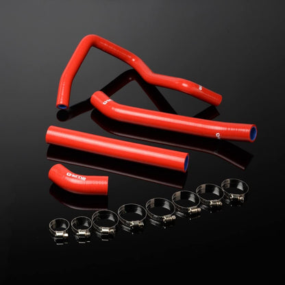 G-PLUS Silicone Radiator Coolant Hose Pipe Kit Clamps Compatible With TRX700 TRX700XX 2006-2009 Red