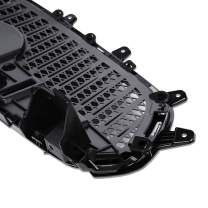 G-PLUS Front Upper Grille Replacemet Chrome Black Compatible with 2017 2018 2019 Buick Encore