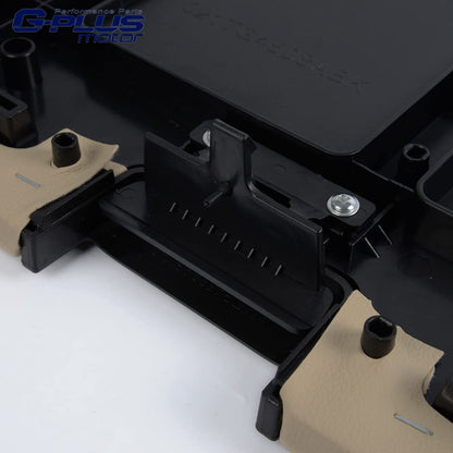 G-PLUS Leather Console Lid Armrest Cover With the Latch Compatible with 2007-2013 Chevy GMC OEM GM Part 20864154