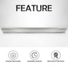 G-PLUS Slip on Rocker Panels Left and Right Side Compatible with Chevy Silverado Extended Cab 4 Door 2014-2018/Fit GMC Sierra Extended Cab 2014-2018 4 Door Silver 75 3/8" Long Silver