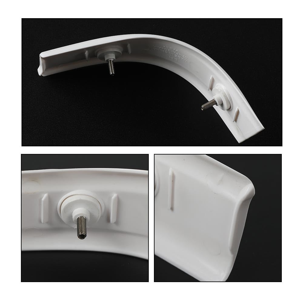 G-PLUS Corner Roof Moldings RH & LH Compatible with Ford F250 F350 F450 F550 Super Duty 1999-2007 Regular & Crew Cab Only (Not Fit Extended Cab) YC3Z-2551728-PTM YC3Z-2551729-PTM Painted White