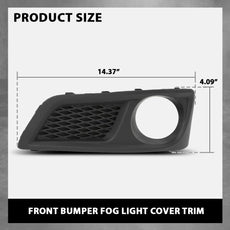 G-PLUS Fog Light Cover Pair for Subaru Legacy 2010-2012 Additional Angle