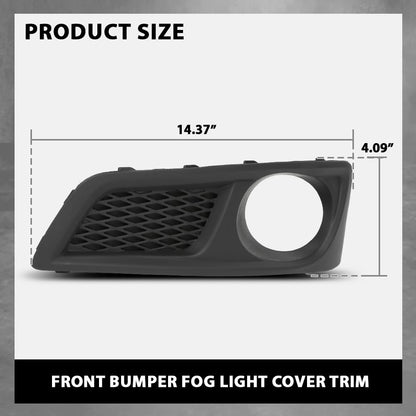 G-PLUS Front Bumper Fog Light Cover Trim Left & Right Side Compatible with Subaru Legacy 2010-2012 57731AJ19A