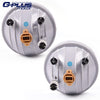 G-PLUS Fog Lights w/Bulbs Compatible With 07-14 GMC Sierra 1500/2500 / 3500 N, Front Bumper Driving Lamps,Clear lens Chrome Housing