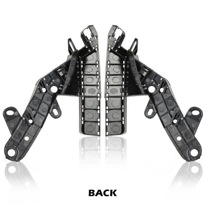 G-PLUS Bumper Bracket Front Left & Right Side Set of 2 Compatible with Nissan Altima 2013 2014 2015 620583TA0A, NI1043102, 620593TA0A, NI1042102