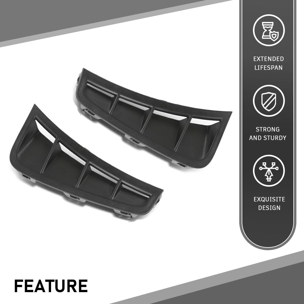 G-PLUS Front Bumper Trims Driver and Passenger Side Primed Compatible with Hyundai Sonata 2020-2023 86596L0400, 86595L0400