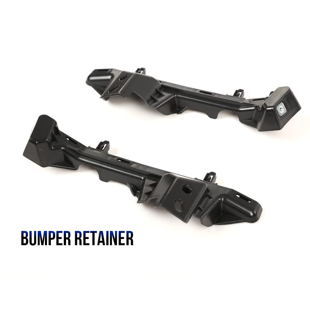 G-PLUS Front Bumper Retainer Bracket 2pcs Compatible with 2018-2022 Chevy Equinox Front LH and RH Bumper Retainer Support Brackets 84293394, GM1043141, 84293393, GM1042141