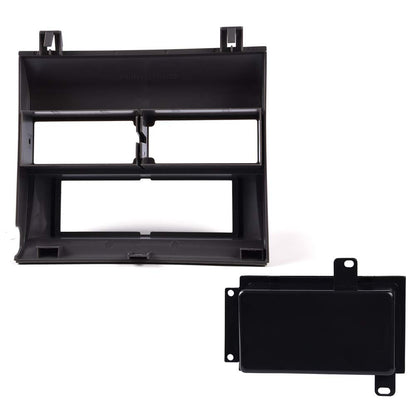 G-PLUS Car Stereo Radio Dash Kit Pocket Bezel Trim W/O Wire Harness Compatible with 1992-1994 Chevy Crew Cab Dually/Full Size Blazer/Suburban Grey