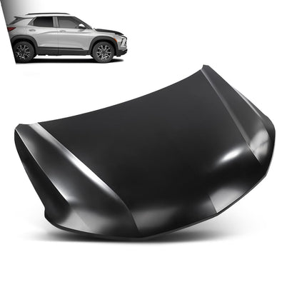 G-PLUS Front Hood Panel Compatible with Chevy Trailblazer 2021-2025 Black