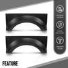 G-PLUS 2PCS Rear Upper Wheel Arch Repair Panels Pair Compatible with Ford F150 Truck 2004-2008, Fit Ford F150 Super Crew/Crew Cab/Regular Cab, Black