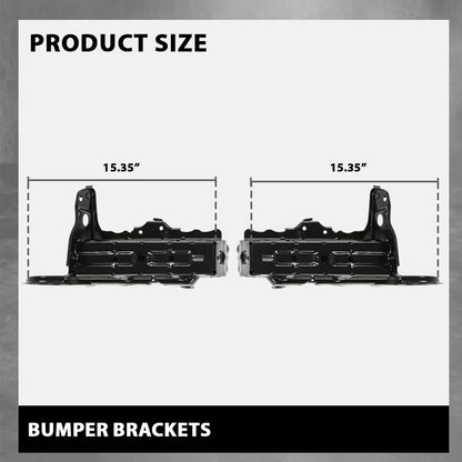 G-PLUS Front Left and Right Bumper Support Bracket Set Compatible with Toyota Camry 2018-2021 52103-33010