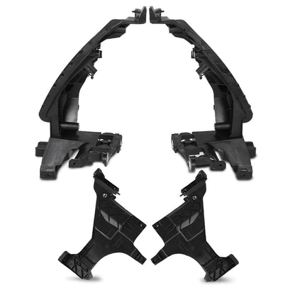G-PLUS Headlight Mount Brackets Bases 4PCS Compatible with Audi A4 / S4 B8.5 2013-2015& Allroad Quattro 2013-2016，Compatible with Audi RS4 2013-2016 Left&Right Side 8K0805607B, 8K0805608B, 8T0941453D