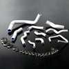 G-PLUS Silicone Radiator Hose Kit Compatible With Nissan Silvia 200SX 240SX S13 S14 S15 SR20DET,White