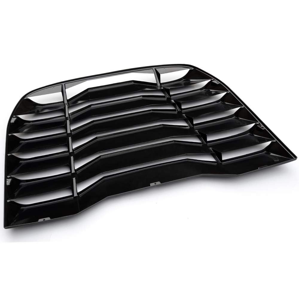 Windshield Louver Covers Matte Black Compatible with Nissan 370Z 3.7L 2009-2019 Rear Window Louvers Cover Sun Shade ABS