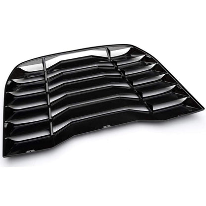 Windshield Louver Covers Matte Black Compatible with Nissan 370Z 3.7L 2009-2019 Rear Window Louvers Cover Sun Shade ABS