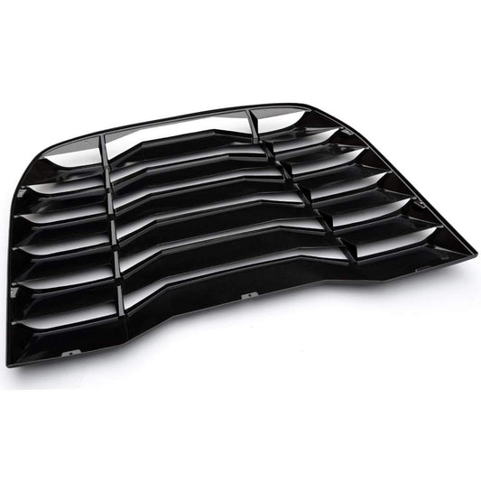 Windshield Louver Covers Matte Black Compatible with Nissan 370Z 3.7L 2009-2019 Rear Window Louvers Cover Sun Shade ABS