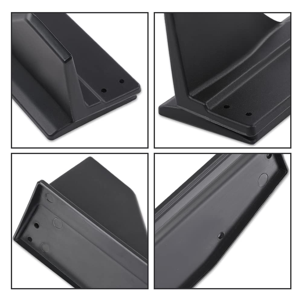 G-PLUS Side Skirt Extension Compatible with Ford Mustang 2015-2023 W/Winglet GT500 Style Matte Black Side Skirt Extension Rocker Panel Driver Passenger Side Black