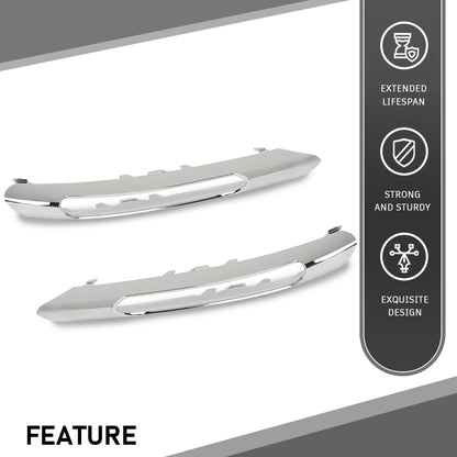G-PLUS Front Bumper Fog Light Grille Trim Compatible with Benz E350 4Matic Coupe 2-Door 2012-2013,Fit Benz E350 4Matic Sedan/Wagon 4-Door 2010-2013 A2128851674