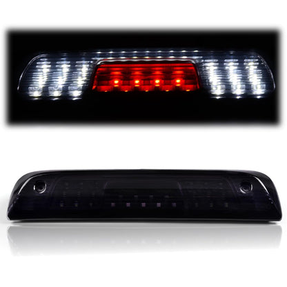 G-PLUS Full 3rd Third Brake Cargo Lights Rear Roof Center High Mount Stop Light Lamp Compatible with Chevy Silverado GMC Sierra 1500 2500HD 3500 HD 2014-2018 White and Red