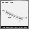 G-PLUS Front Lower Bumper Valance Panel Compatible with Ford Edge (submodel: SE, SEL, Titanium) 2015-2018 FO1095254C,FT4Z8419APTM Silver PP