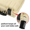 G-PLUS Graded Card Storage Box Compatible with BGS PSA SGC FGS Weatherproof Graded Sports Trading Cards(Large, Beige)