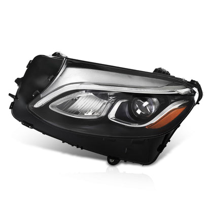 G-PLUS LED Headlight w/o AFS Left Driver Side Compatible with Benz GLC 2016 2017 2018 2019 Without AFS 2539061301 Black